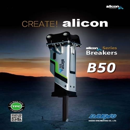 Hydraulic Breaker DAEMO Alicon B50